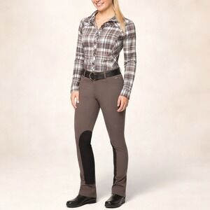 Kerrits Dynamic Extended Knee Patch Bootcut Breech Sable Sz S